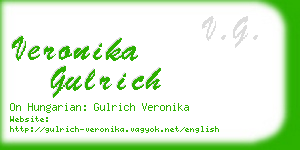 veronika gulrich business card